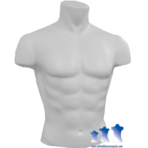 Deluxe Male Torso FormHard Plastic Male Fullrou...